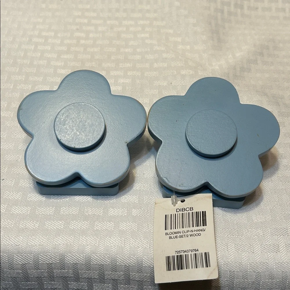 Bloomin Clip-n-hang Blue Set/ 2 Wood.